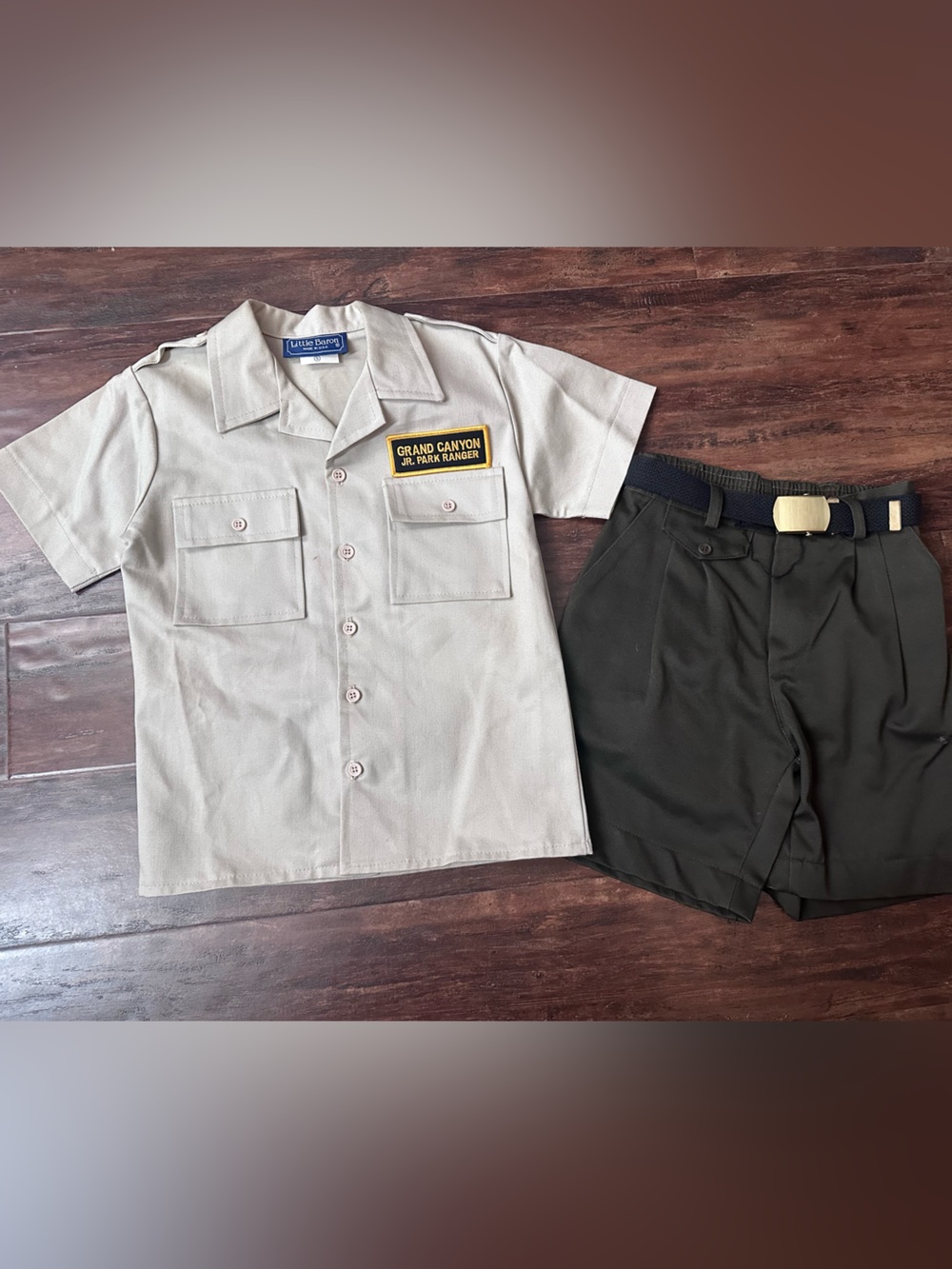 Vintage Little Baron Grand Canyon Jr. Park Ranger Kids Costume